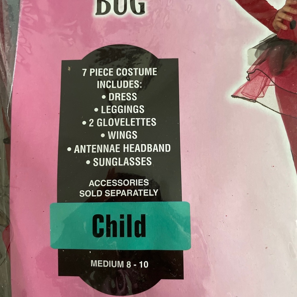 Girls love bug Halloween costume ladybug - Picture 2 of 2
